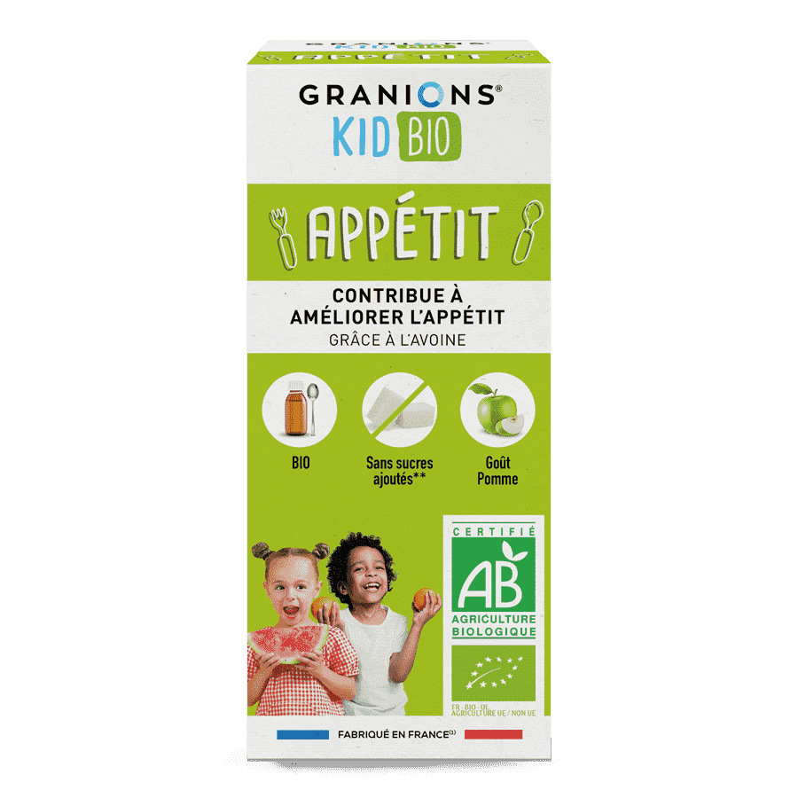 Kid Bio Appétit - Solution Buvable Aux Plantes Goût Pomme - 125 ml